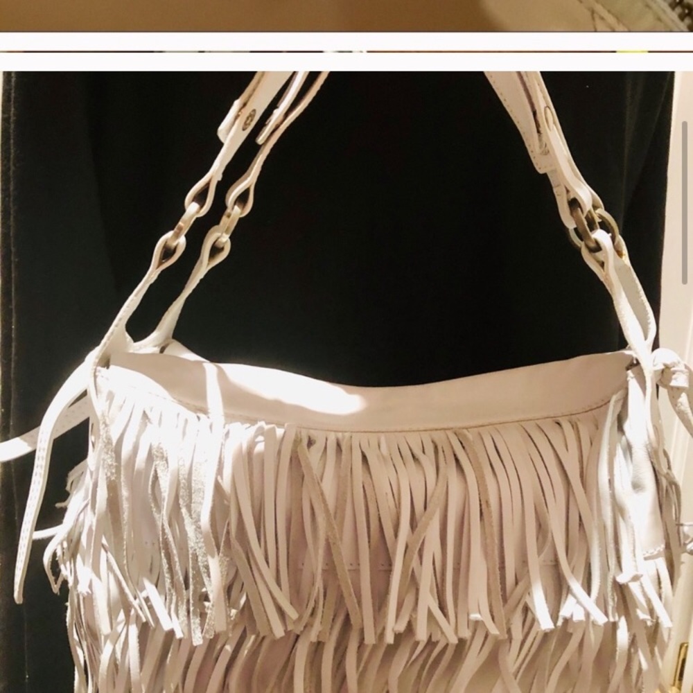🎉HP🎉NWOT Vintage Hogan Fringed Handbag - Picture 6 of 8